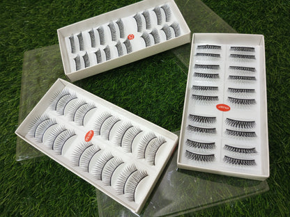 3 Box 10 Pairs of Taiwan Long Natural Handmade Lashes