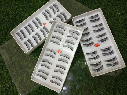 3 Box 10 Pairs of Taiwan Long Natural Handmade Lashes