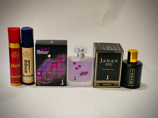 Luxury Fragrance Set – 2 Perfumes + 2 Body Sprays