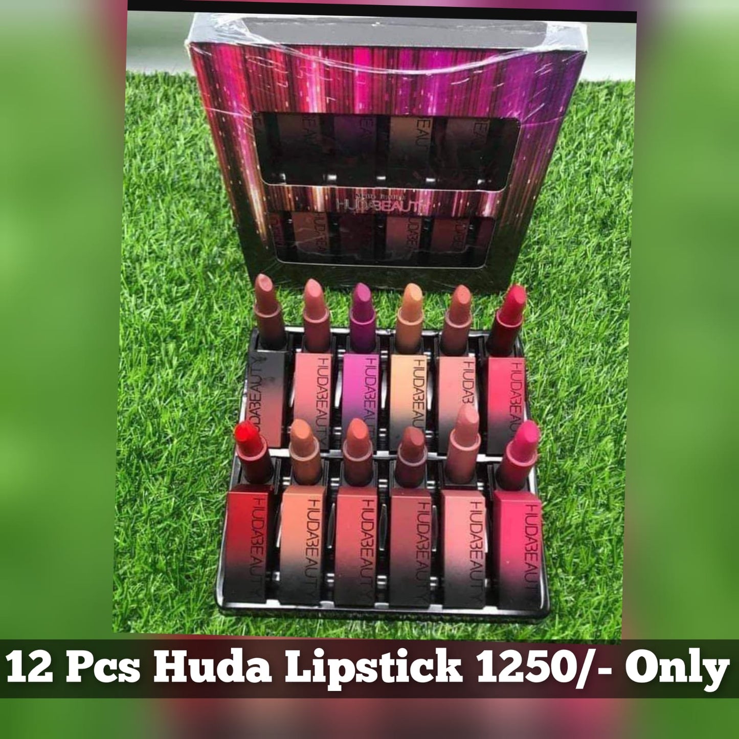 HUDA BEAUTY 12 PCS LIPSTICK